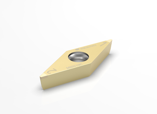 ISO18001 Two Tips Carbide CBN Cutting Insert With Excellent Hot Hardness