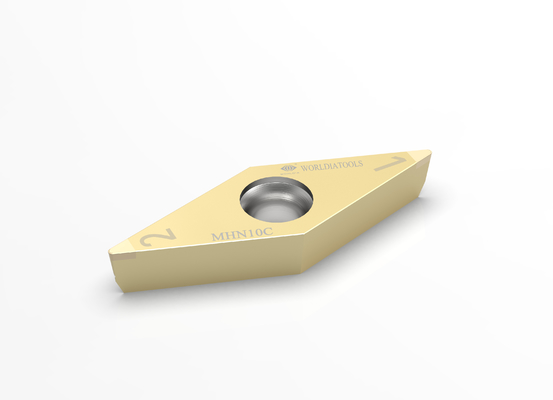ISO18001 Two Tips Carbide CBN Cutting Insert With Excellent Hot Hardness