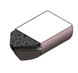 Welded WORLDIA Fine Boring Bar PCD Tool SDM Series