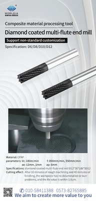 OEM ODM Solid Carbide Tools Multi Flute End Mill Cutter For Metal